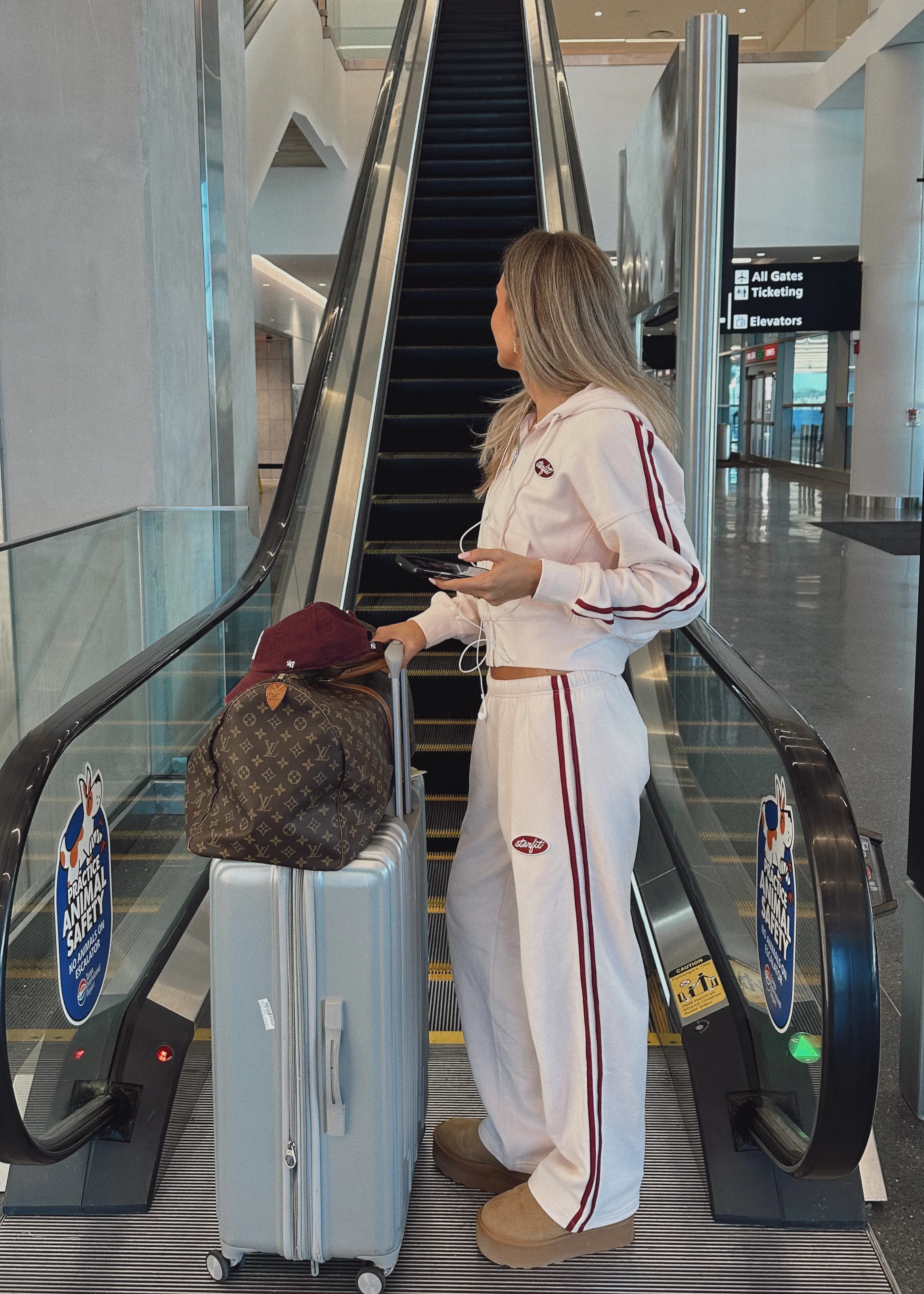 Jetsetter Cropped Hoodie Zip Up - Image 3