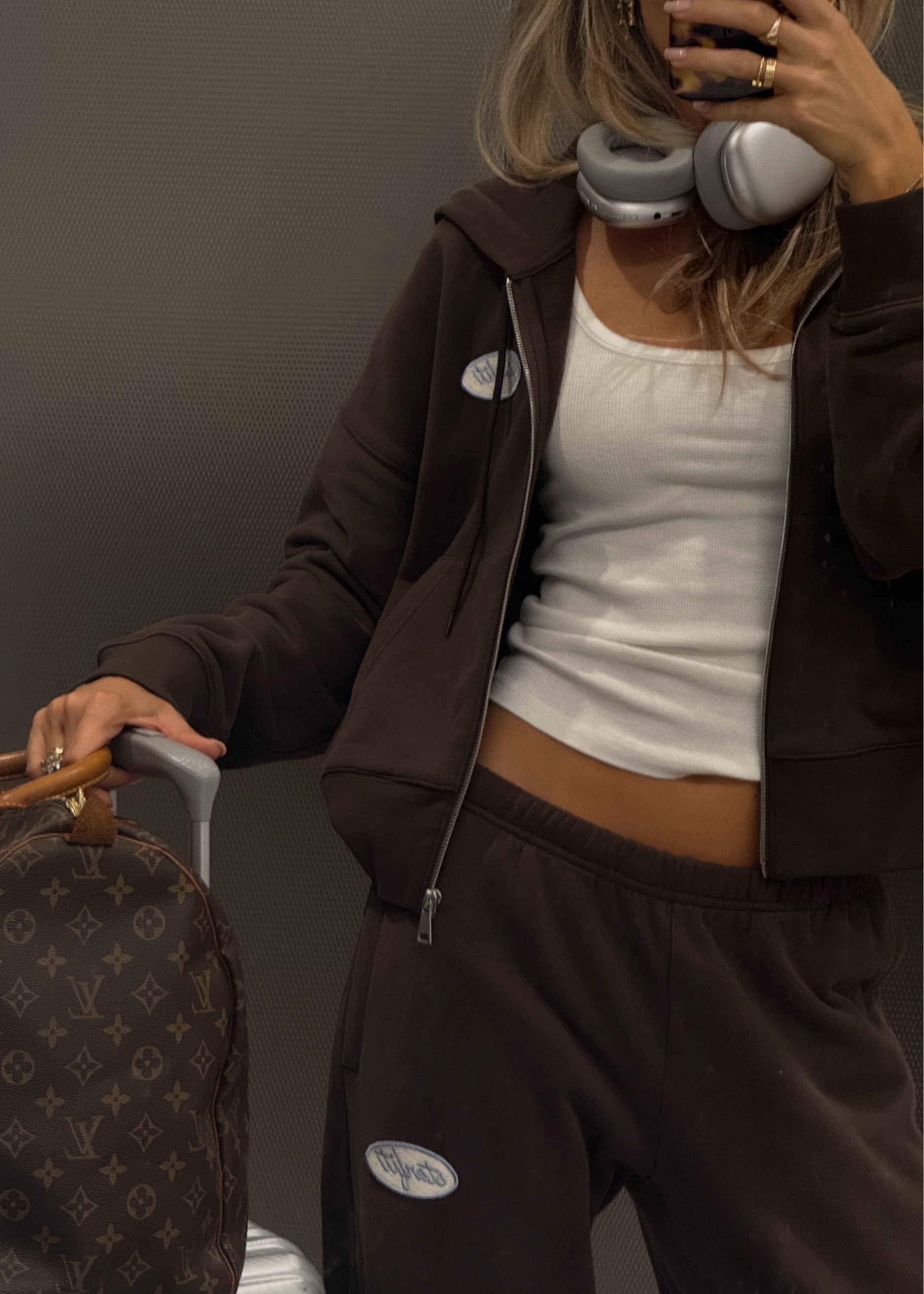 Jetsetter Cropped Hoodie Zip Up - Image 6
