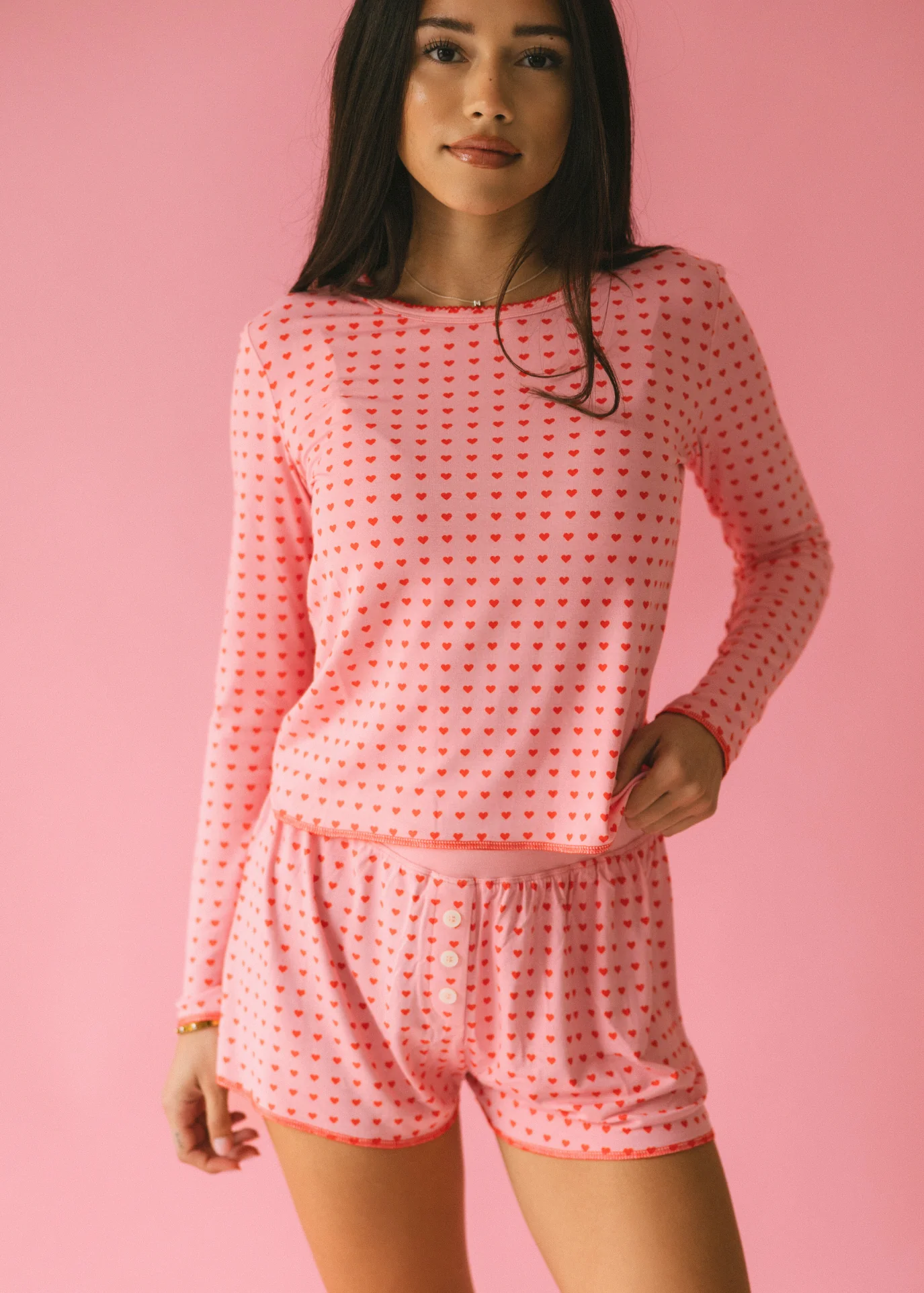 Hearts Pajama Set - Image 2