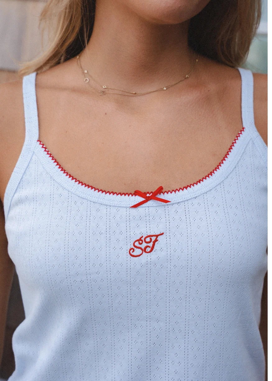 Coastal Pointelle Tank Top - Image 5