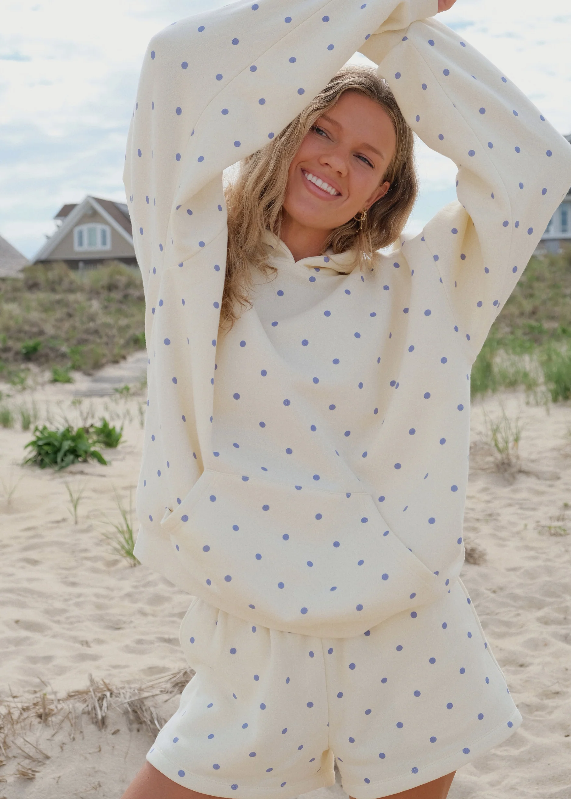 Polka Dot Mini Shorts - Image 2