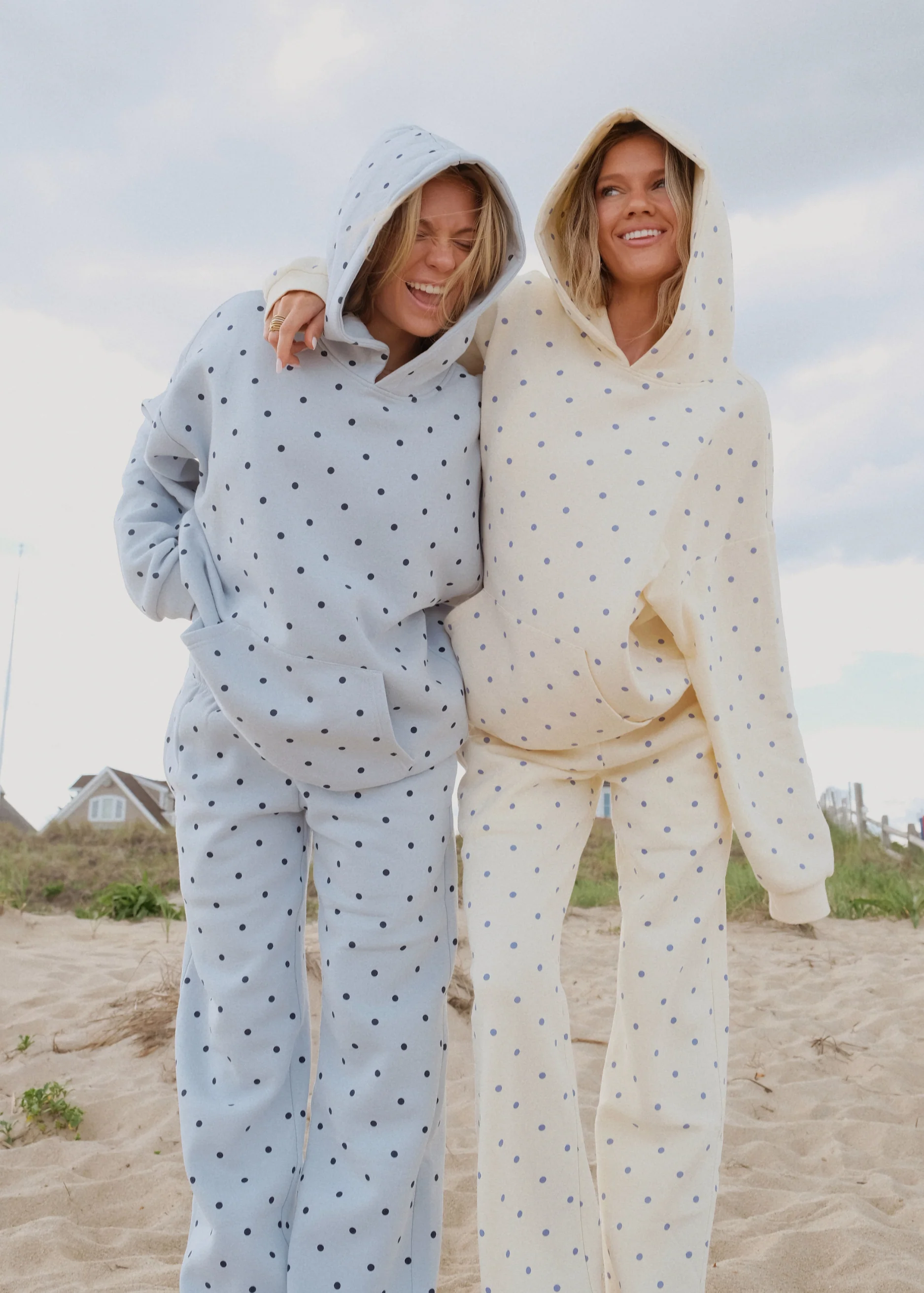 Polka Dot Open Sweats - Image 3