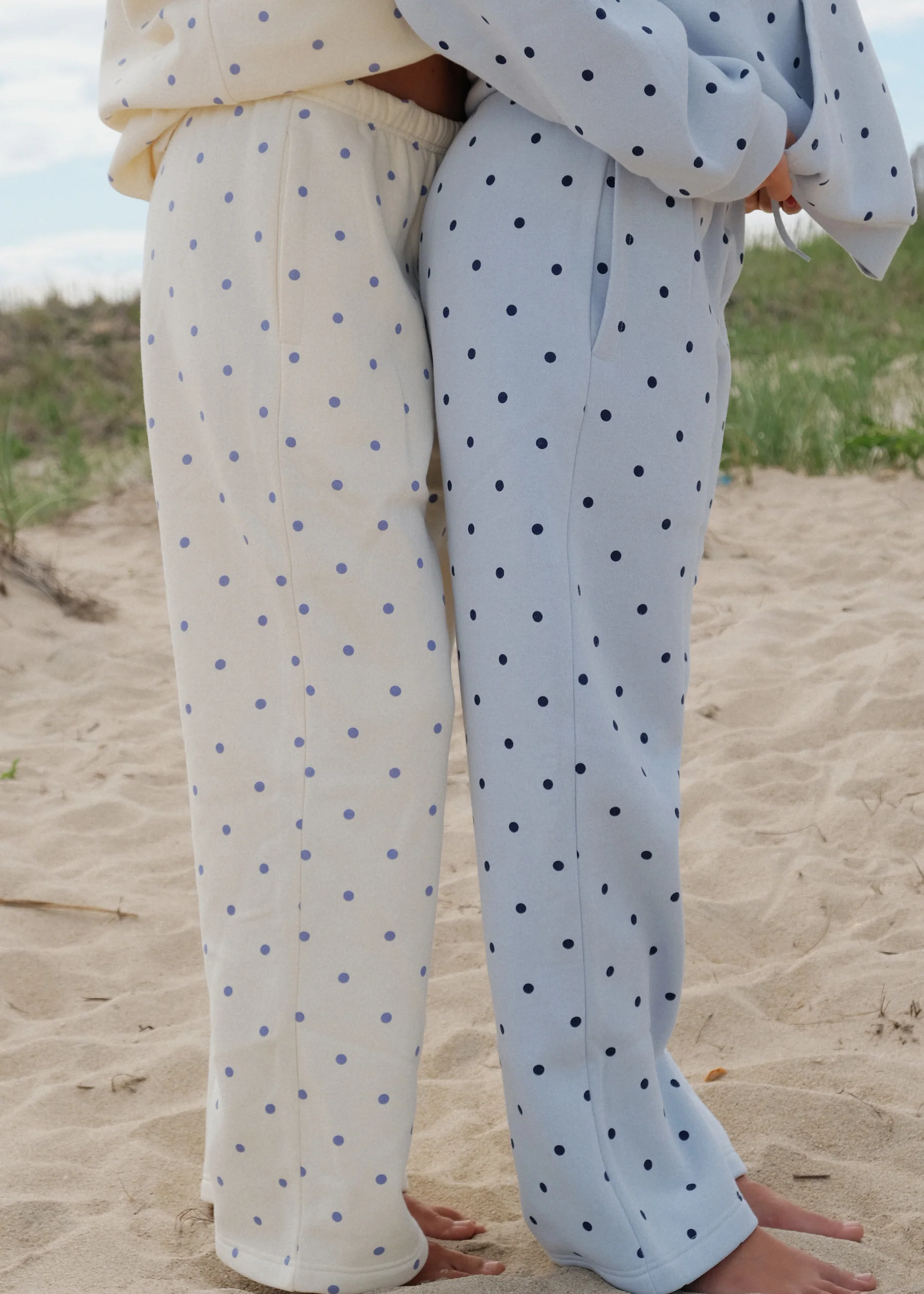 Polka Dot Open Sweats - Image 4