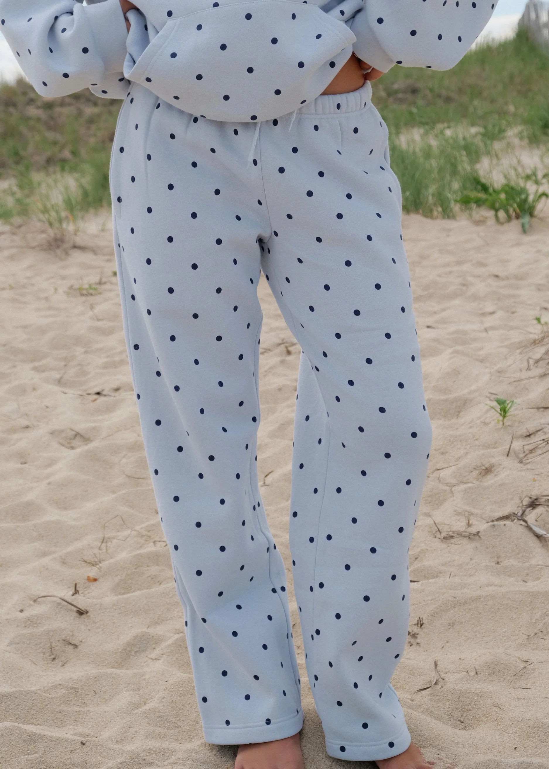 Polka Dot Open Sweats - Image 6