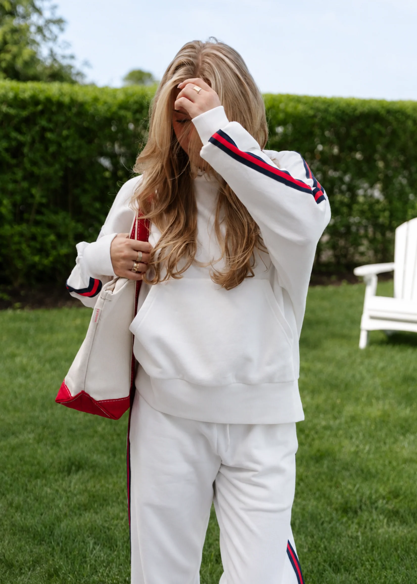 Side Stripe Americana Hoodie - Image 3