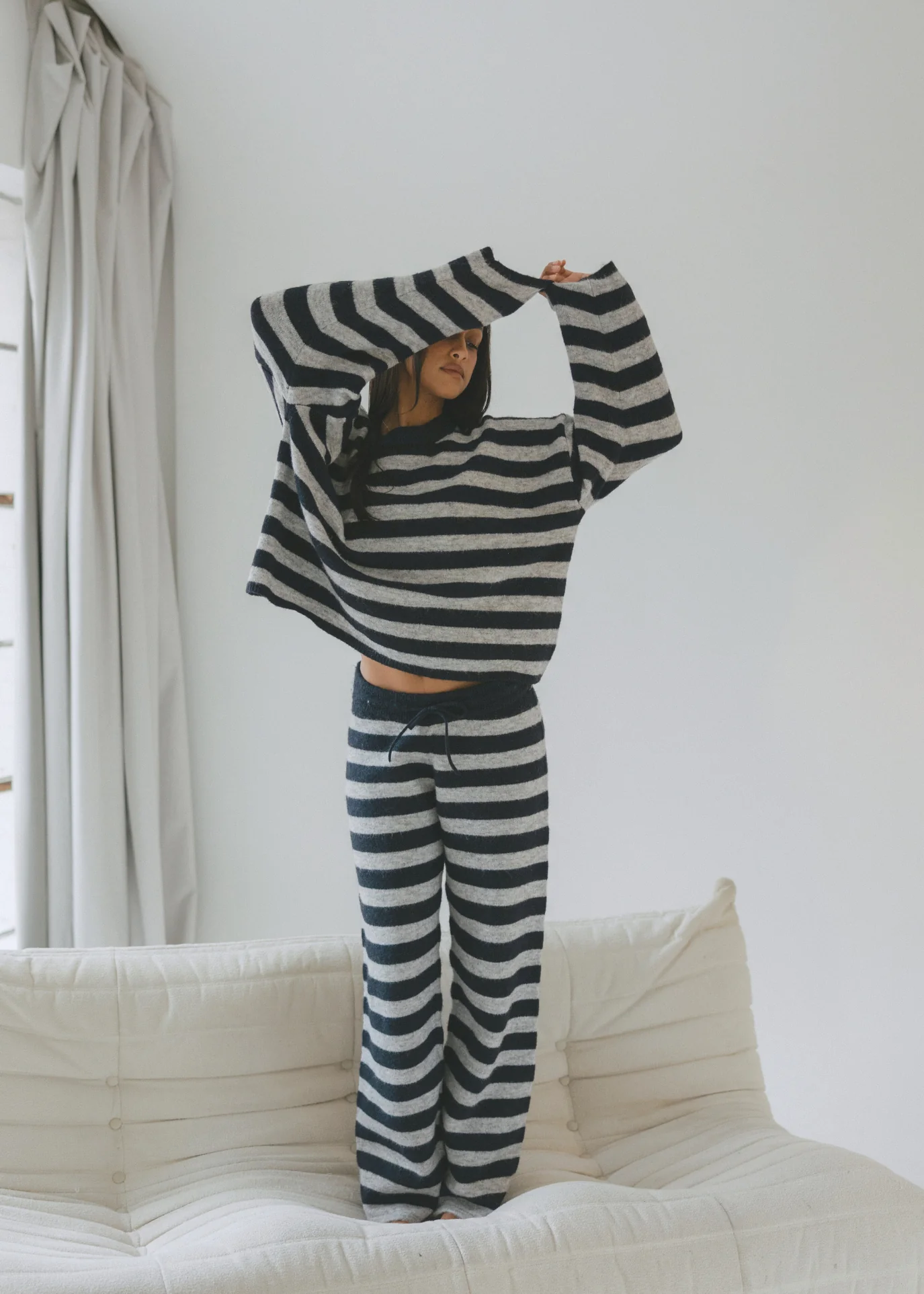 Striped Knit Pants - Image 3