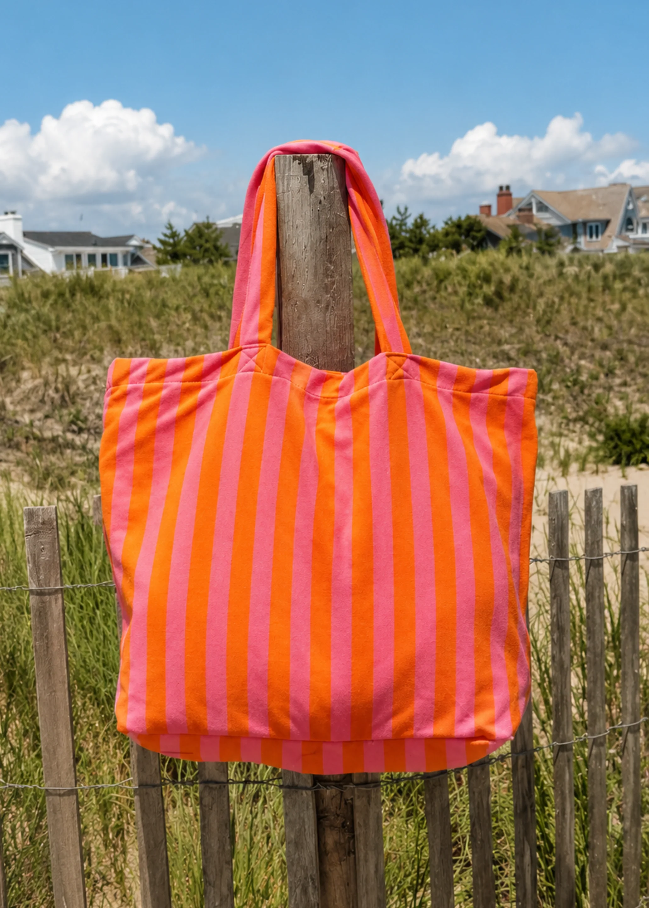 Striped Terry Tote Bag - Image 7