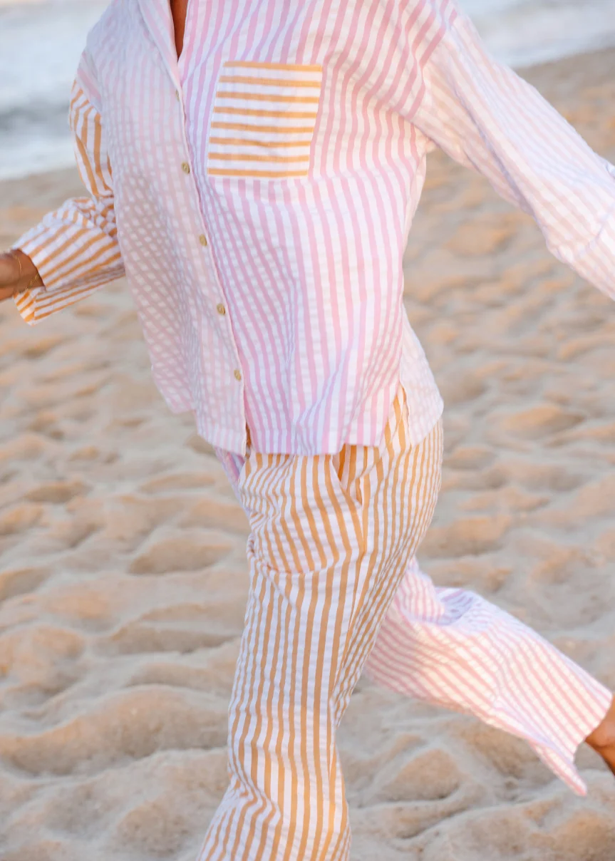 Tri-Stripe Pajama Set - Image 5